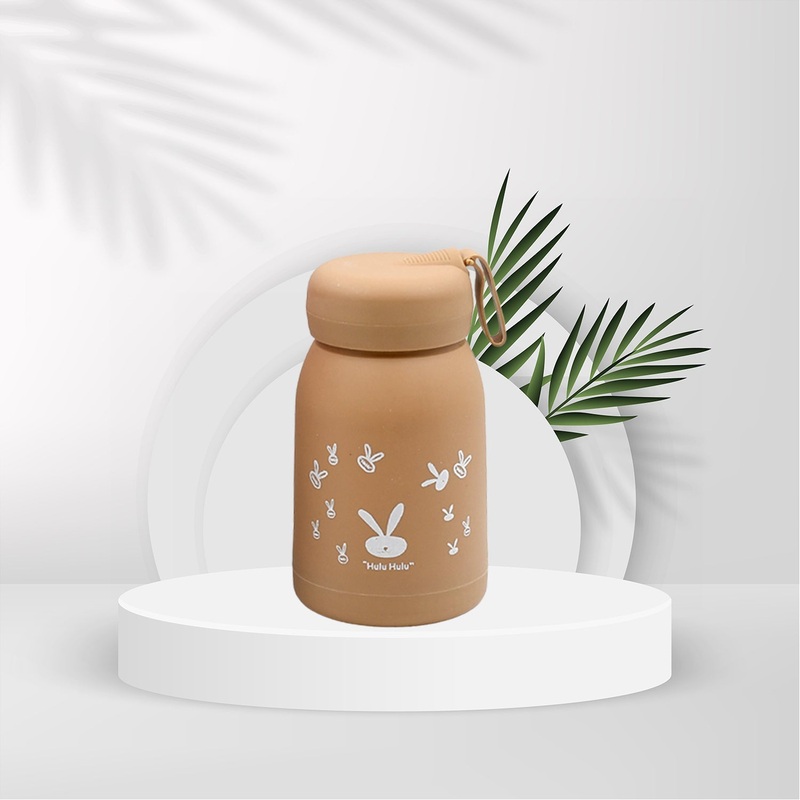 Cute water bottle for kids – 360 ml Cute Bunny Water Bottle | Cute Rabit Print Water Bottle for Boys and Girls | Kids Return Gift | Water Bottle Sipper | Insulated Water Bottle (MOQ :- 100 Pc)