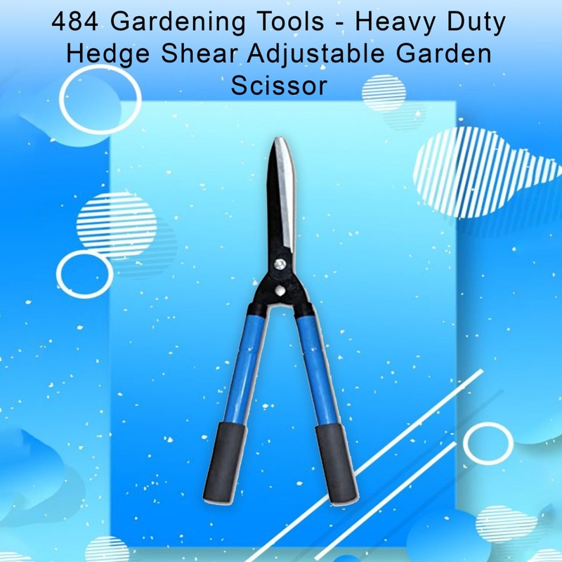 Gardening Tools – Heavy Duty Hedge Shear Adjustable Garden Scissor with Comfort Grip Handle