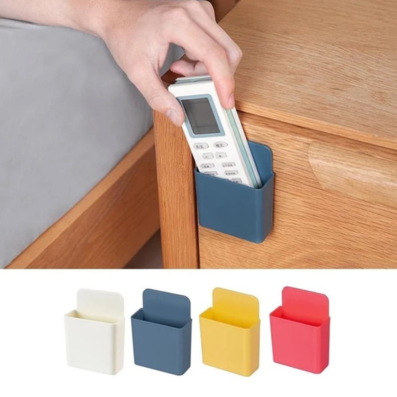 Wall mounted storage case with mobile phone charging port plug holder – Pack of 4Pc