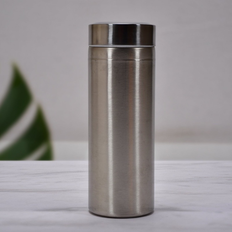 Home Stainless Steel Water Bottle 270ml For School & Office Use