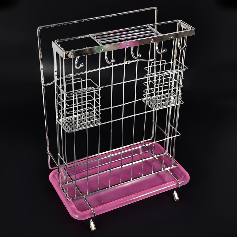 Multi use Rack Fruit / Vegetable / Produce Stainless Steel Basket Rack