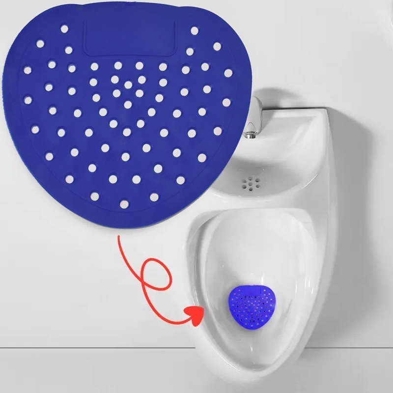 Urinal Screen Deodorizer, Scented Urinal Screen Lasting Fragrance Silicone Clean Descaling (5 Pcs Set)