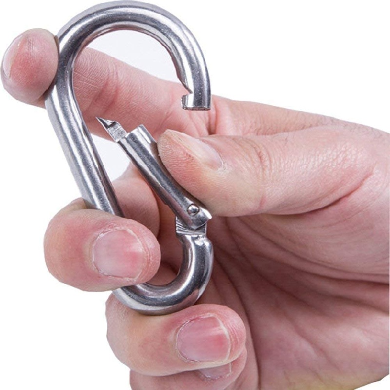 Keychain Heavy Duty 304 Stainless Steel Swing Connector for Weightlifting Mountain Climbing Sport Gym Home Outdoor