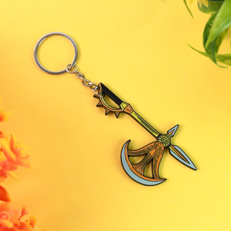 Axe Shape Metal Keychain – Durable & Stylish Accessory (1 Pc)