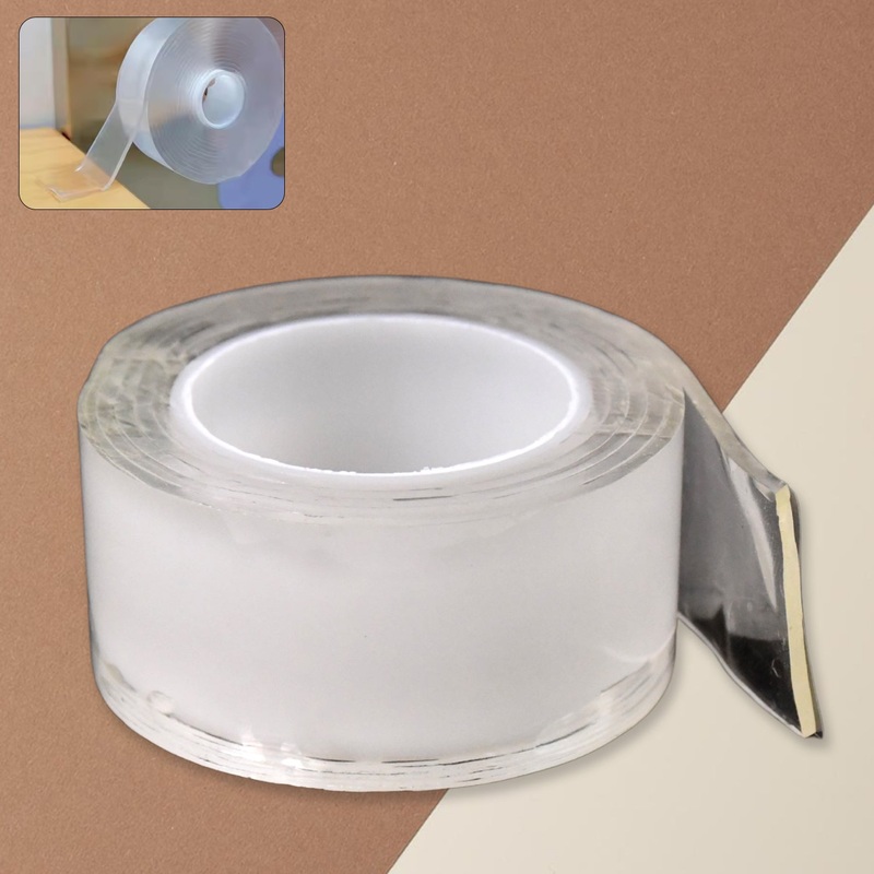 Sticky Double Sided Tape Washable Adhesive Tape Reusable (5.53 Cm / 1 Pc)