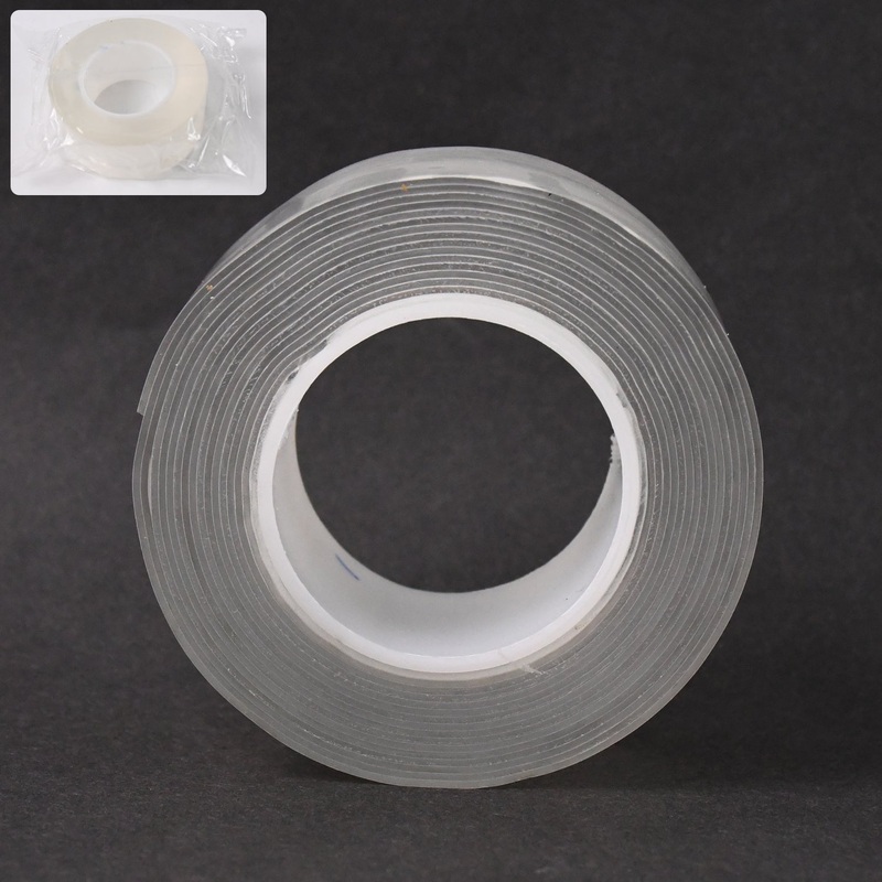 Sticky Double Sided Tape Washable Adhesive Tape Reusable (73 Cm / 1 Pc)