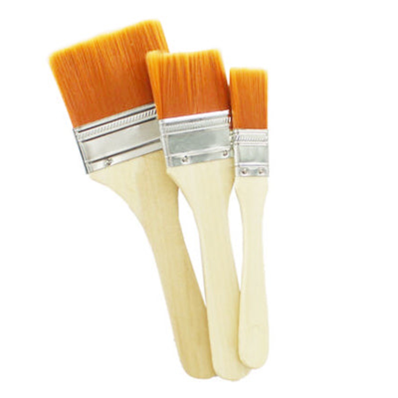 Artistic Flat Painting Brush – Set of 3