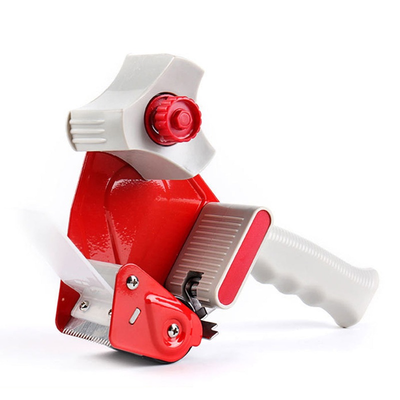 Hand-Held Packing Tape Dispenser with Retractable Blade for Tape