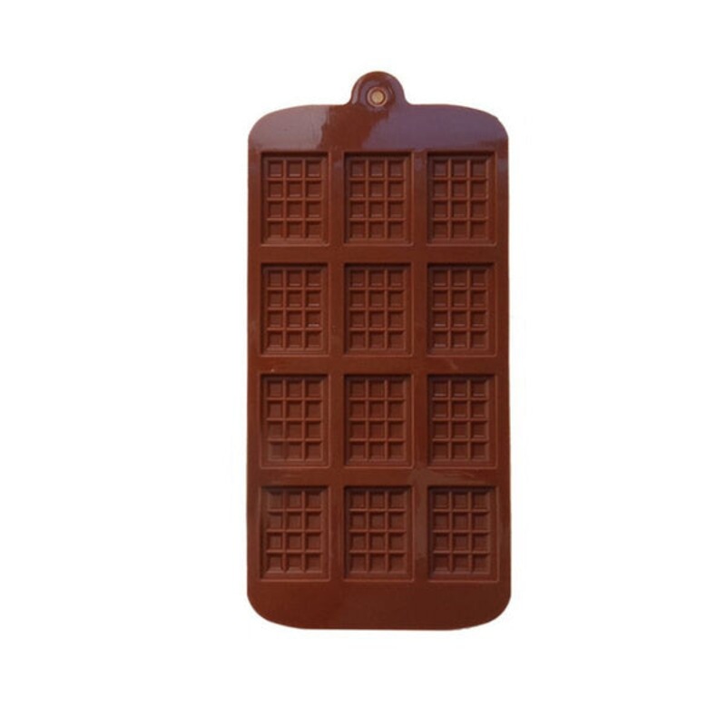 Silicone Mini Choco Bar Mould – 12 Cavity