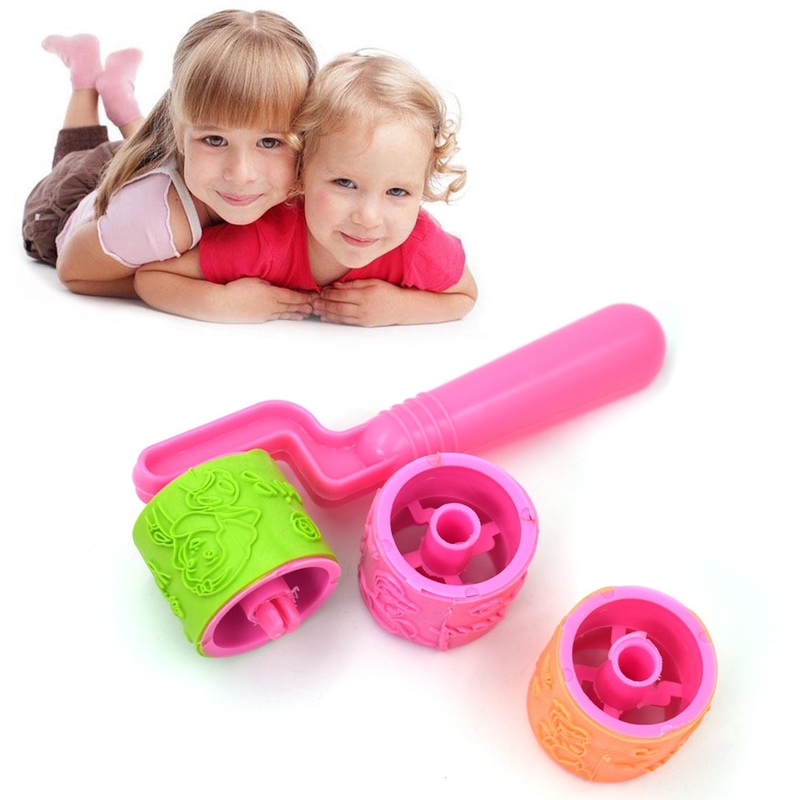 Roller Stamp used in all types of household places by kids and childrens for playing purposes.