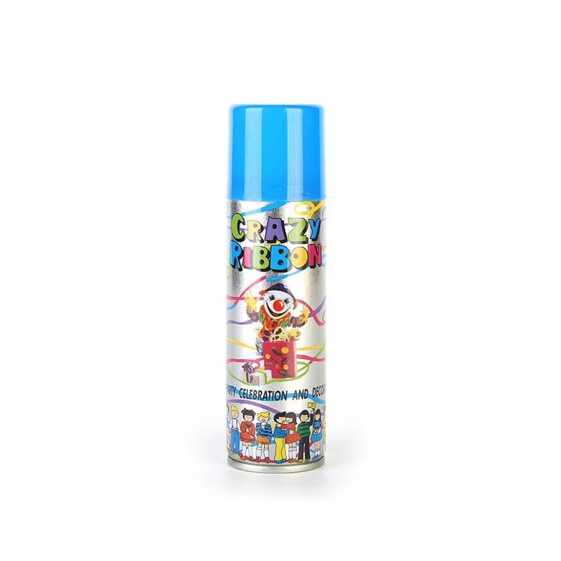 Party Crazy Ribbon Spray used while doing parties and get-together celebrations and can be used by all kinds of people.
