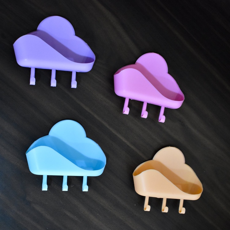 Plastic Soap Case Cover for Bathroom use Pack of 4Pcs