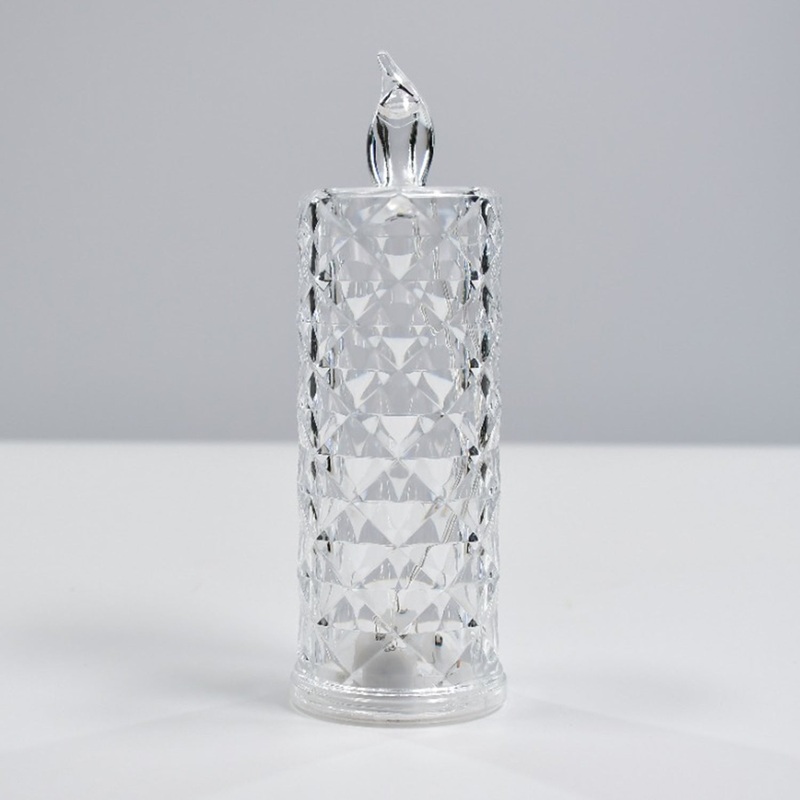 Rose Candles for Home Decoration, Crystal Candle Lights