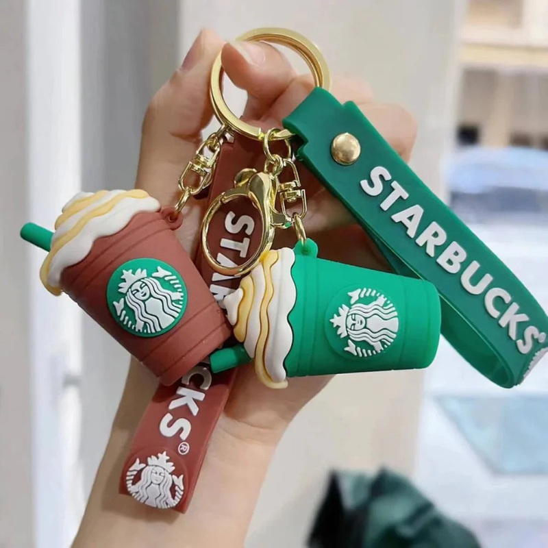 3D Rubber Silicone Sipper Cup Keychain (Pack of 1)