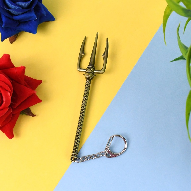 Aquaman Metal Keychain – Durable Stainless Steel Design (1 Pc)