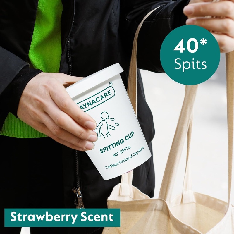 Paper Spitting Cup with Lid Cover(300ml),Sputum Spit Mug with Lid Cover Spill Proof Cough Spitter Pot for Home/Office/Car/Old Age/Patients/Tobacco Person (PC SET