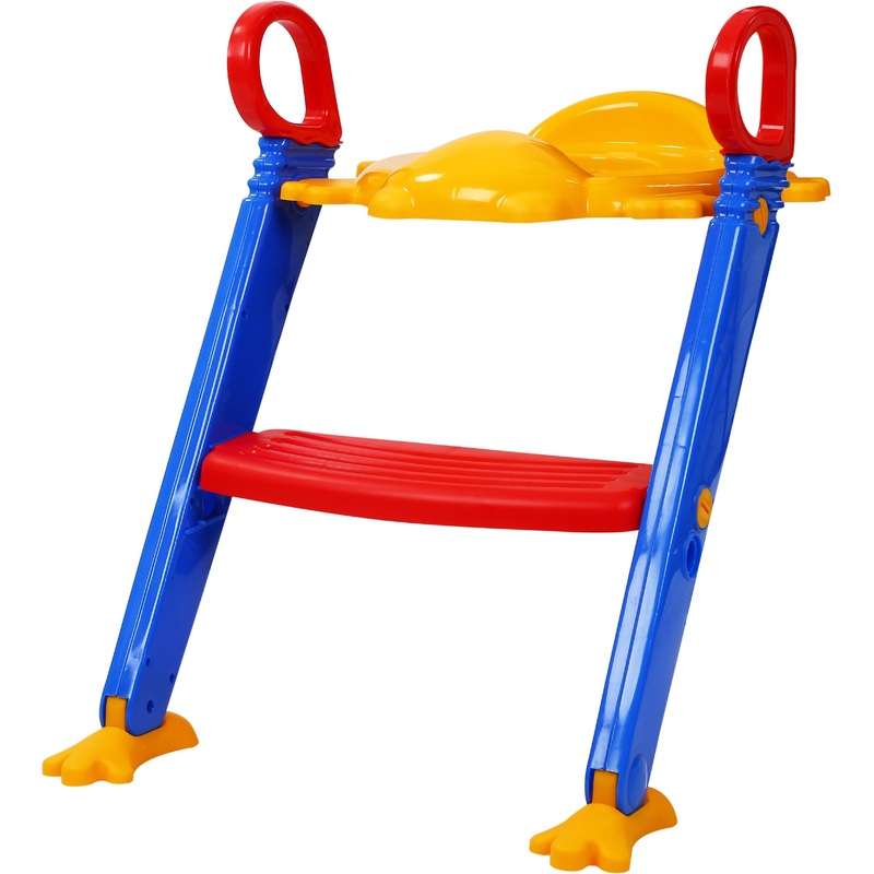 3 in 1 Kids / Toddler Potty Toilet Seat with Step Stool Ladder (Multicolour)