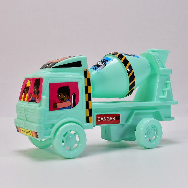Big Size Heavy Duty Rotating Cement Mixer Dumper Truck Toys for Kids Toddlers Boys and Girls – Construction Toy Friction Vehicle Toy