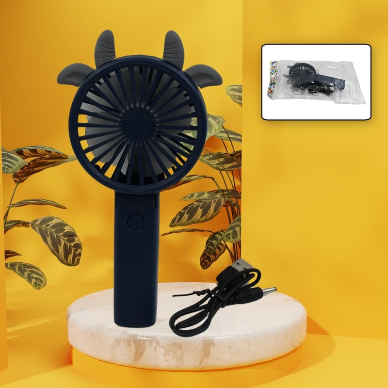 17731Portable Small Electric Fan Handheld, USB Rechargeable Mini Student Handheld Class Personal Fan (1 Pc / Mix Color Design)