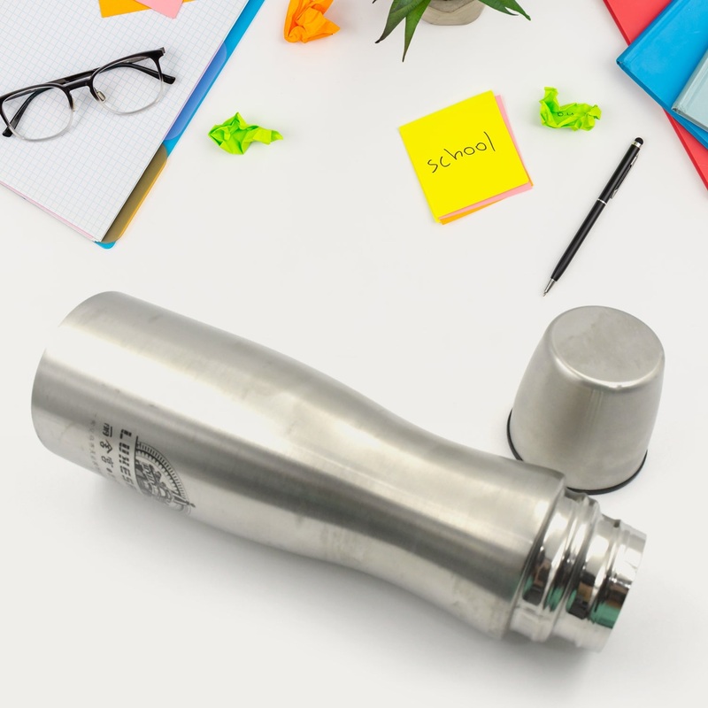 STEEL WATER BOTTLE, FRIDGE WATER BOTTLE, STAINLESS STEEL WATER BOTTLE LEAK PROOF, RUST PROOF, COLD & HOT THERMOS STEEL BOTTLE| LEAK PROOF | OFFICE BOTTLE | GYM | HOME | KITCHEN | HIKING | TREKKING | TRAVEL BOTTLE (500ML)
