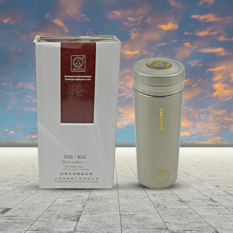 Vacuum Insulated Stainless Steel Flask (1 Pc) – Leak Proof, BPA Free, Hot & Cold