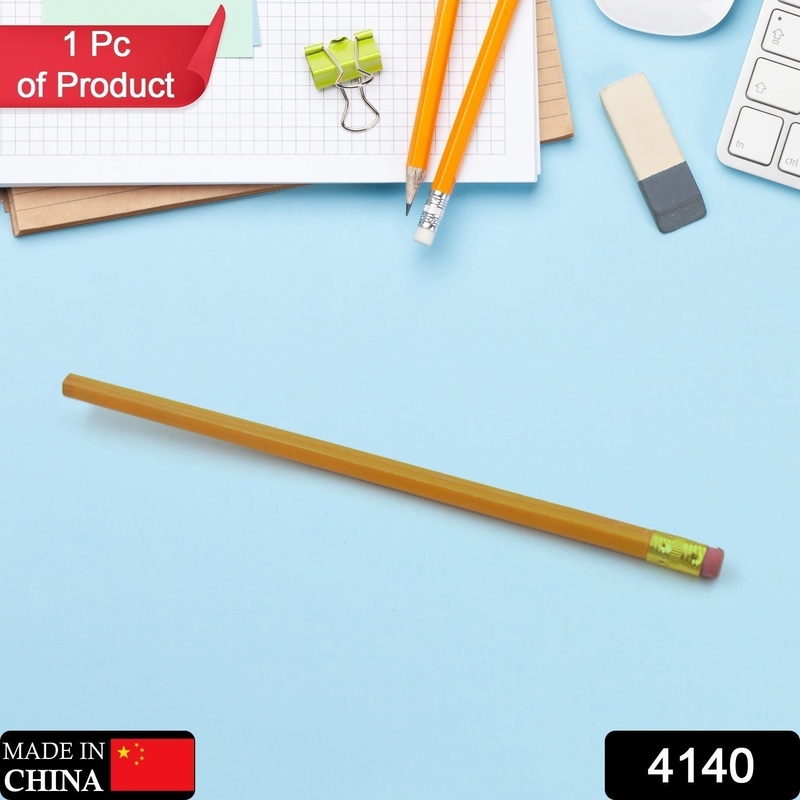 Wooden Pencil Set Multi-Use Wooden Graphite Pencils for Art, School, Office & Gifting – Wood Pencil with Eraser (1 Pc)