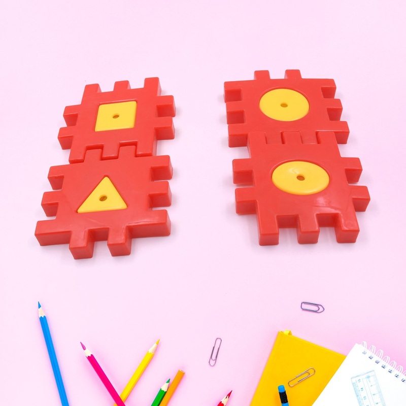 Colorful Digital Building Blocks Set – Educational Toys for Kids Aged 3-12, 4 Pc Set for Boys & Girls