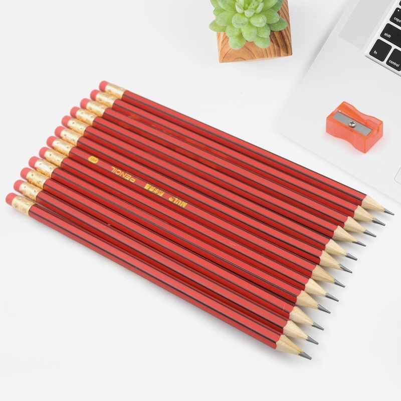 Wooden Pencil Set Multi-Use Wooden Graphite Pencils for Art, School, Office & Gifting – Wood Pencil with Eraser, Sharpener (13 Pc Set)
