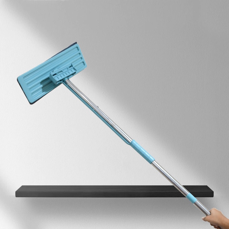 High Quality Flat Mop Floor Cleaning Mop 360 Rotating Microfiber Dust Mop, Hardwood Floor Mop, Dust Flat Mop, for Home/ Office Floor Cleaning Reusable Dust Mops