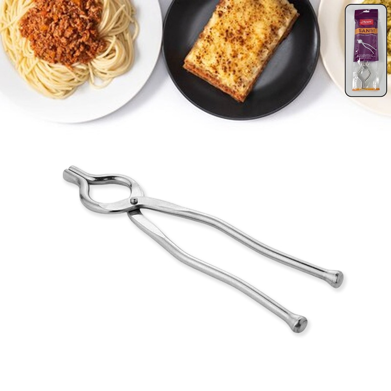 Apex Full Round Sansi  Heavy-Duty Stainless Steel Pakkad | Strong Grip (1 Pc)