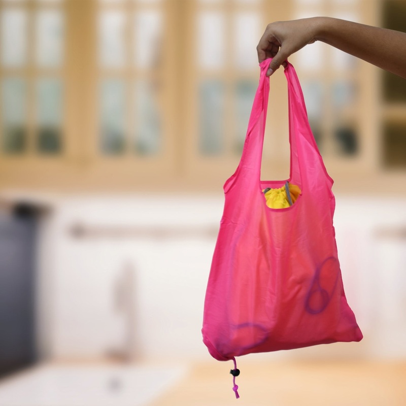 REUSABLE GROCERY BAGS – REUSABLE BAGS WITH HANDLES – WASHABLE REUSABLE SHOPPING BAGS FOLDABLE