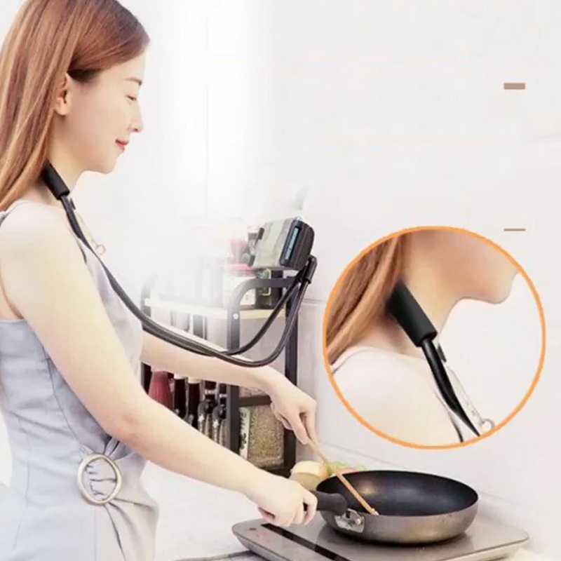Multi Functional Flexible Long Arms Stand Hanging on Neck Universal Mobile Phone Stand Lounger’s Bracket for Mobile Phone Tablet PC Desktop