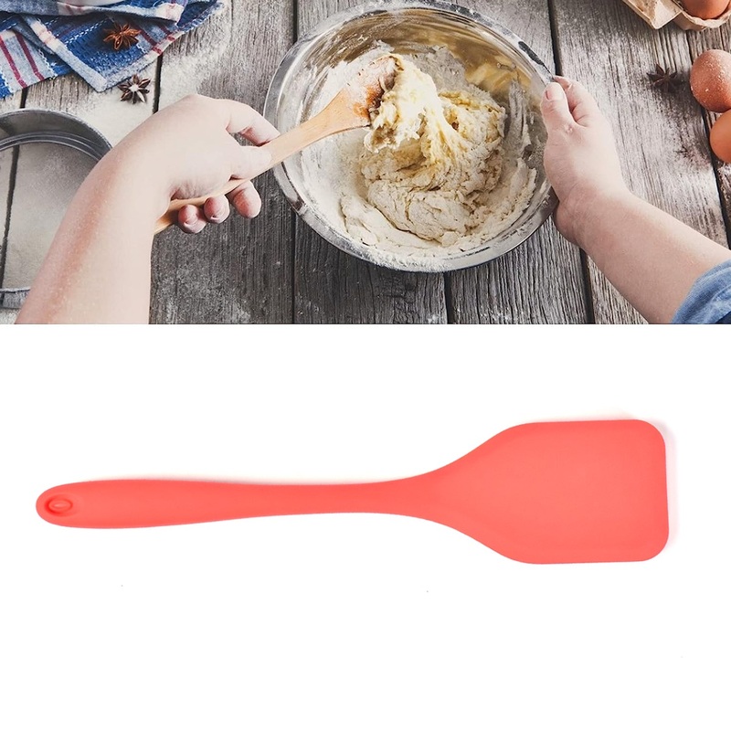 Silicone Spatula Spoon, High Heat Resistant to 480F, Hygienic One Piece Design, Large Non Stick Cooking Utensil (30cm)