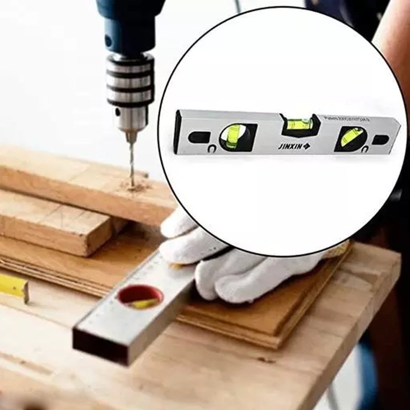 Spirit Level Carpenter’s Level Magnetic Carpenter’s Level  Overhead Viewing Slot for Levelling, Furniture & Construction