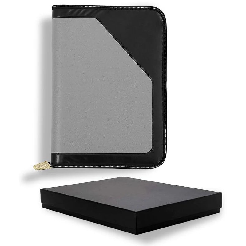 20 pocket Documents Holder, Document Bag, Leatherette Professional File Folders for Certificates, 20 Leafs File