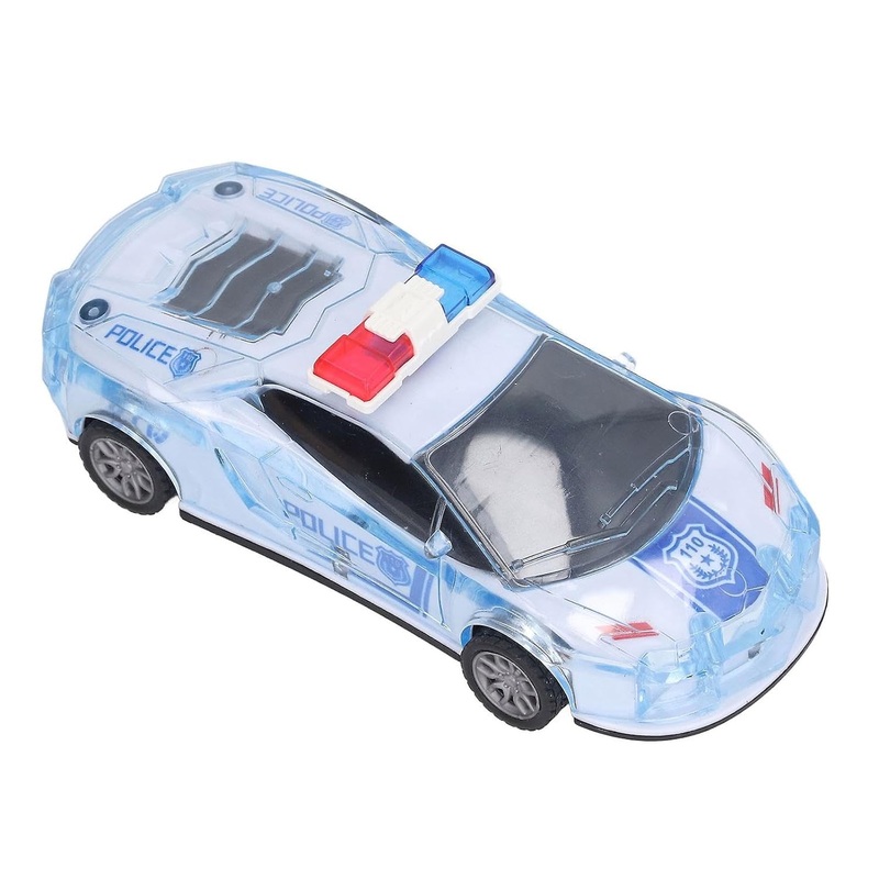 Branded Police Car with Lights, Push & Go Powered, Music and Siren Sound Car Toy for Kids Toy Vehicle Playsets ( Made in