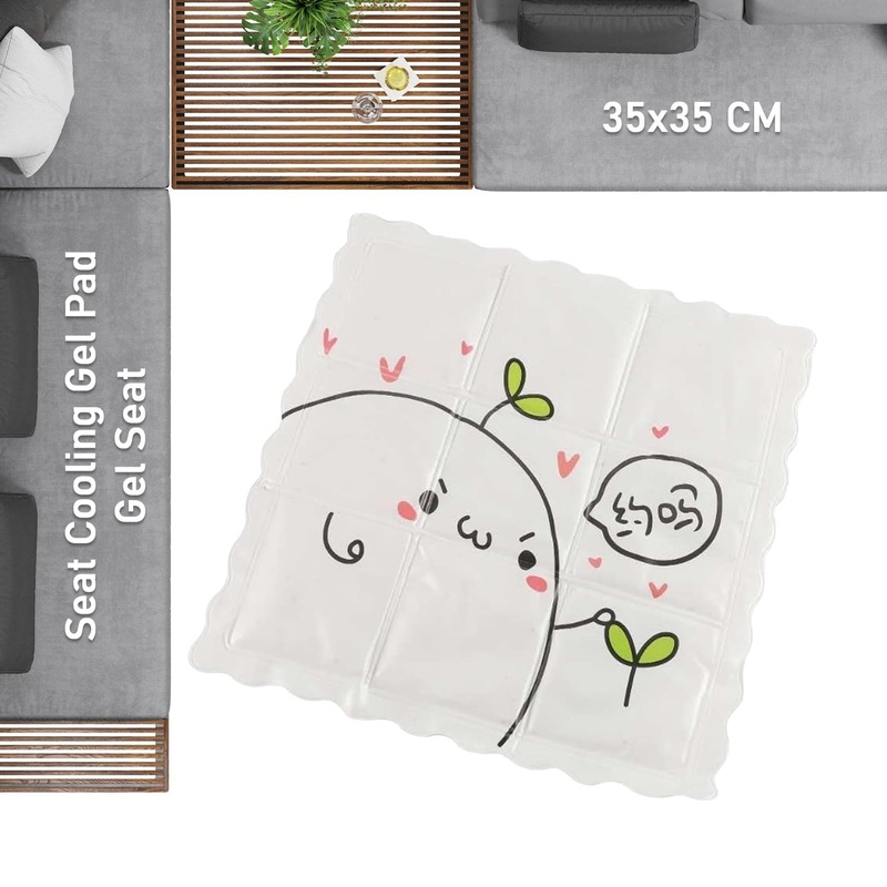 Ice Pad Cartoon Cute Summer Gel Cooling Office Cushion (3535 CM / 1 Pc)