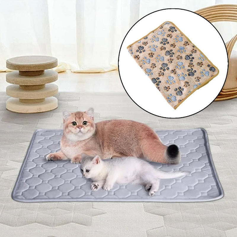 Pet Soft Cat Dog Blanket / Towel, Warm Sleep Mat (6040 Cm / 1 Pc / Mix Color & Design)