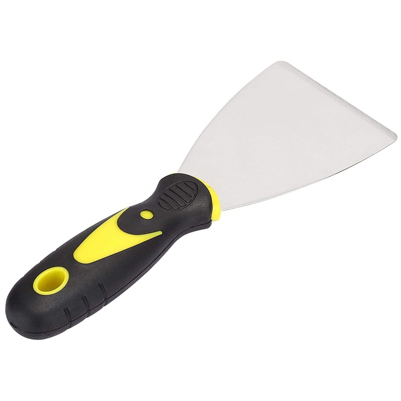Putty Knife Set with Soft Rubber Handle (1 Pc)