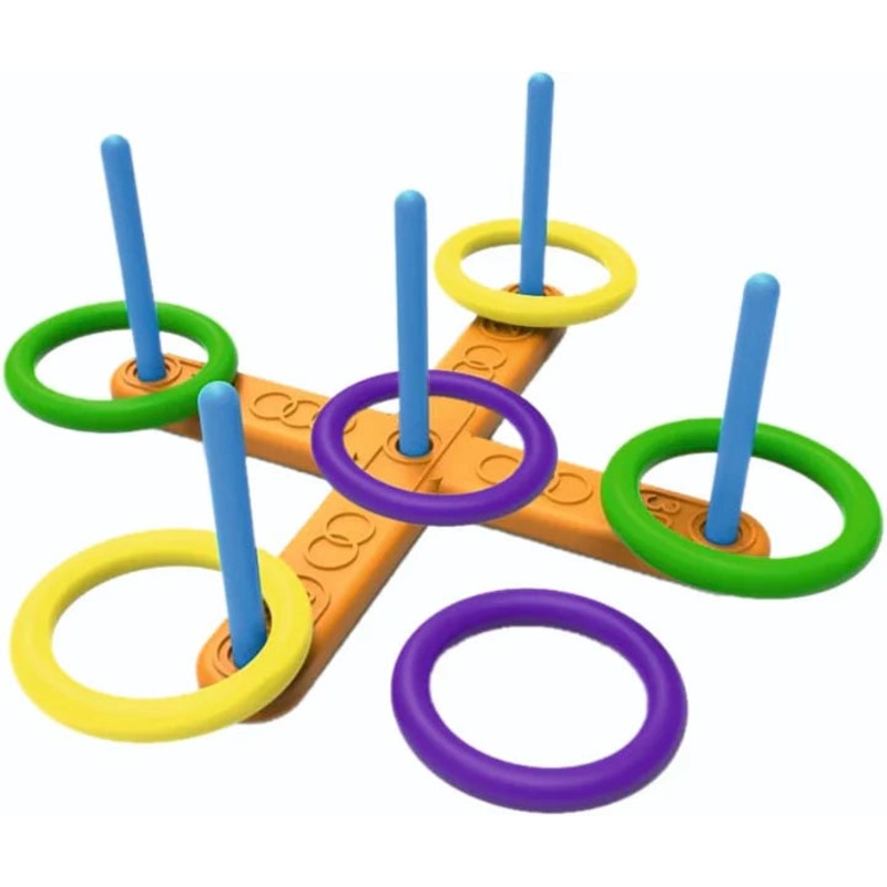 Ring Toss Game Indoor Outdoor Fun Ring Game 13 Pcs