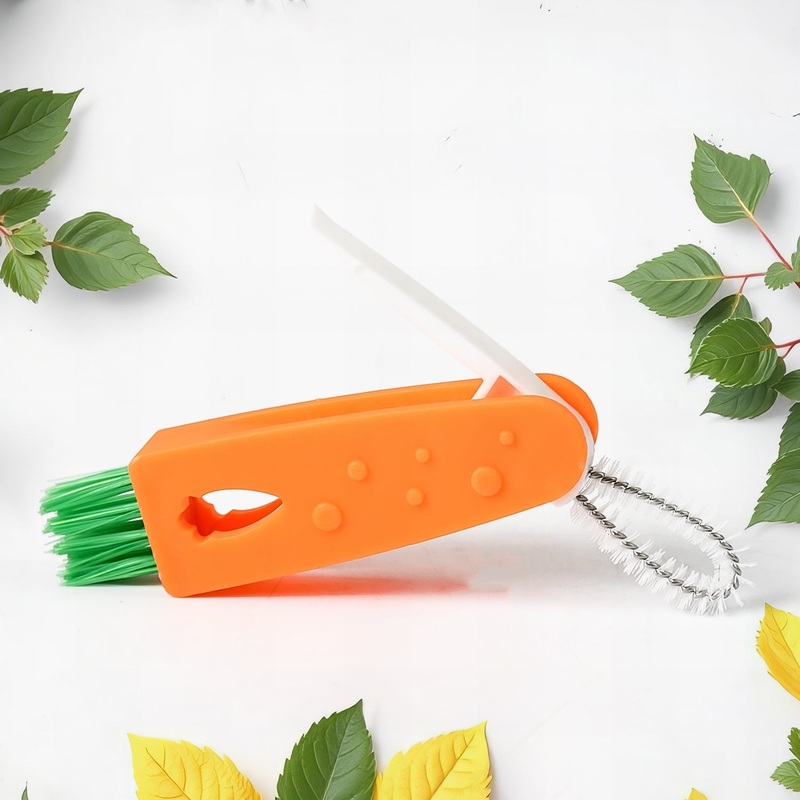 3-in-1 Multifunctional Cleaning Brush Set  Mini Bottle, Cup & Lid Cleaner (1 Pc)