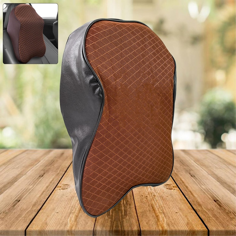 Car Neck Pillow Car Neck Headrest Pillow Memory Foam Car Accessories Cushion Car Seat Head Support Neck Protector Car Seat Neck Pillow,for Driving (1 Pc / Mix Color)