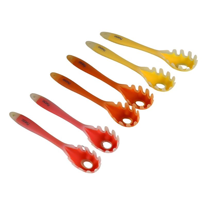 Silicone Kitchen Utensil Set – 6-Piece Heat-Resistant Non-Stick Cooking Spoons