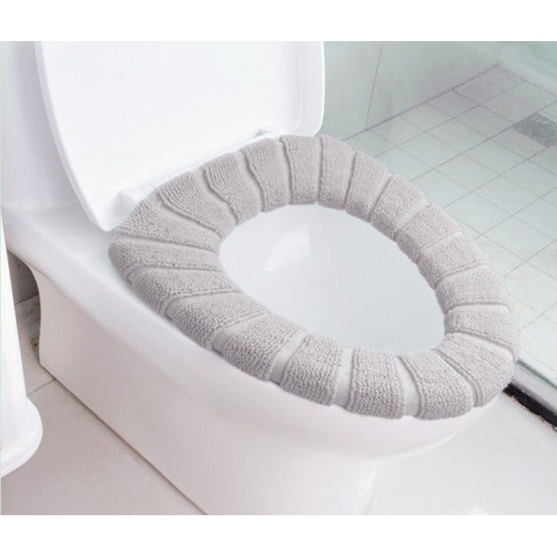 Winter Comfortable Soft Toilet Seat Mat Cover Cushion Plush