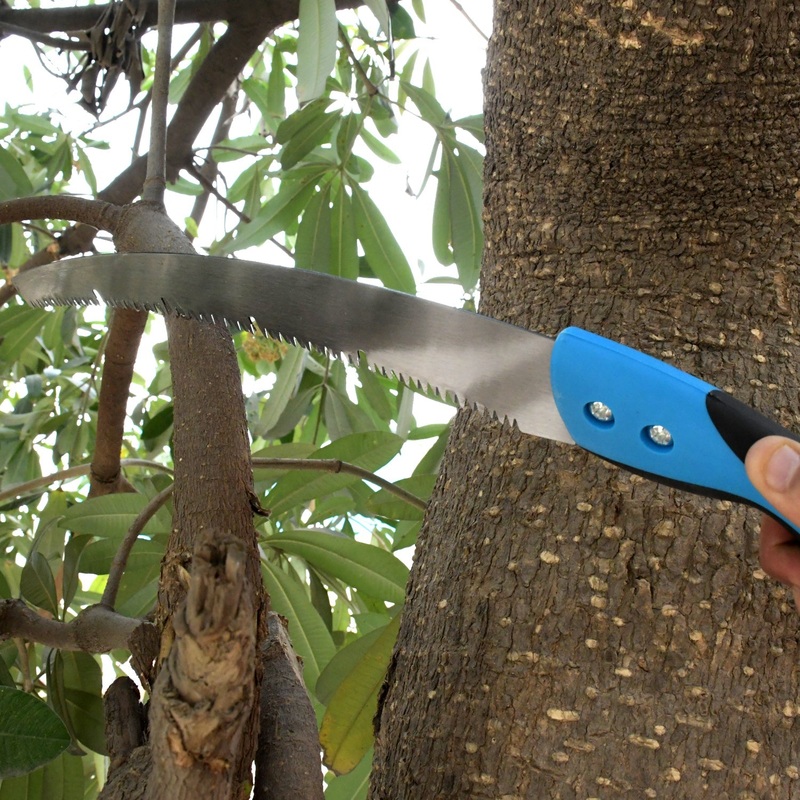 20-Inch High Carbon Steel Pruning Saw  Sharp Teeth, Cover Included, Ideal for Gardening & Wood Cutting