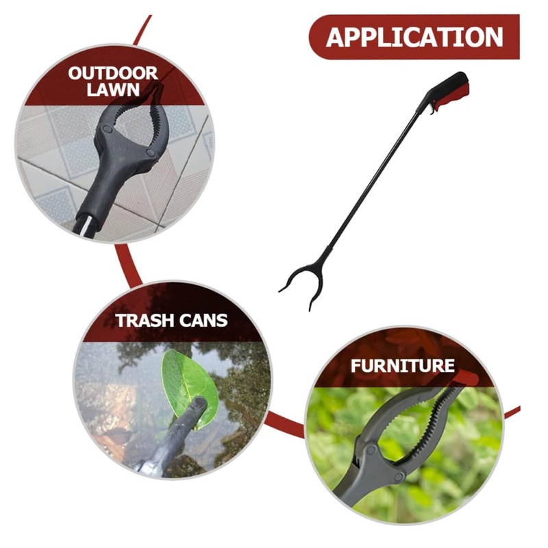 Extra Long Trash Picker Upper  Rotating Grip Arm for Litter, Elderly, Garden & Disabled Assistance