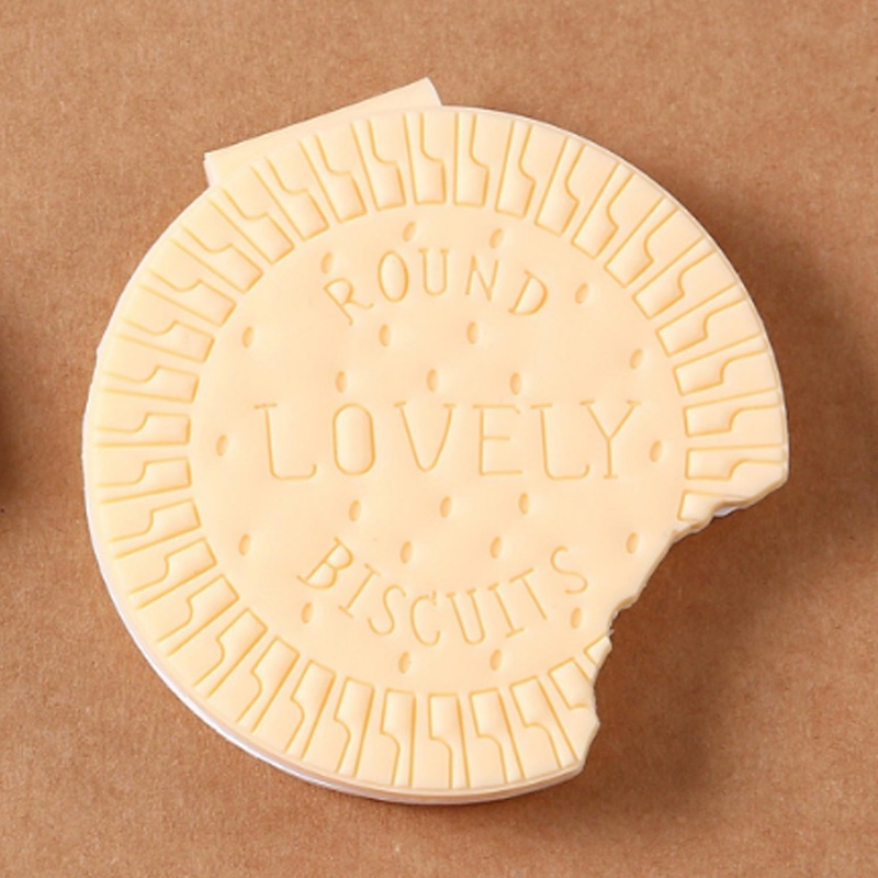 Round Biscuit-Scented Notebook  Fun Writing Copybook (1 Pc)