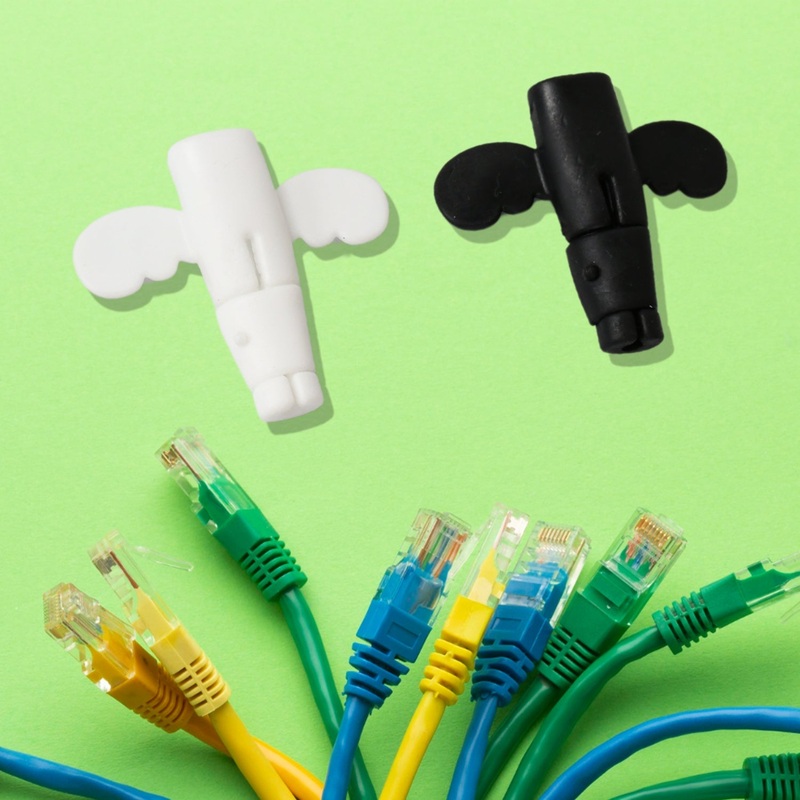 Silicone Data Cable Protector  Angel 2-in-1 Cord Saver & Storage Tool