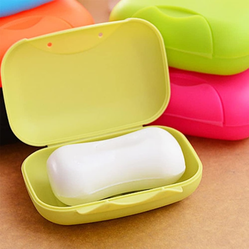 Travel Soap Box with Cover  Waterproof, Leakproof (1 Pc)