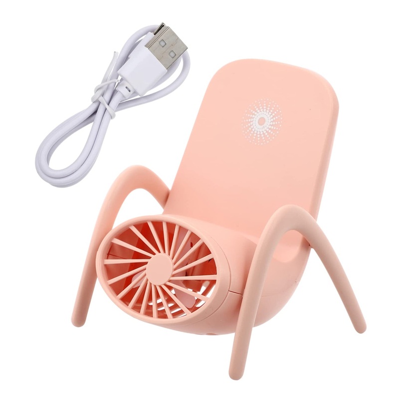 Portable Mobile Phone Holder Fan  Handheld, Multi-Function (Battery Not Include)